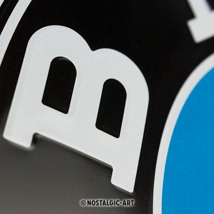 Blechschild BMW rund 2